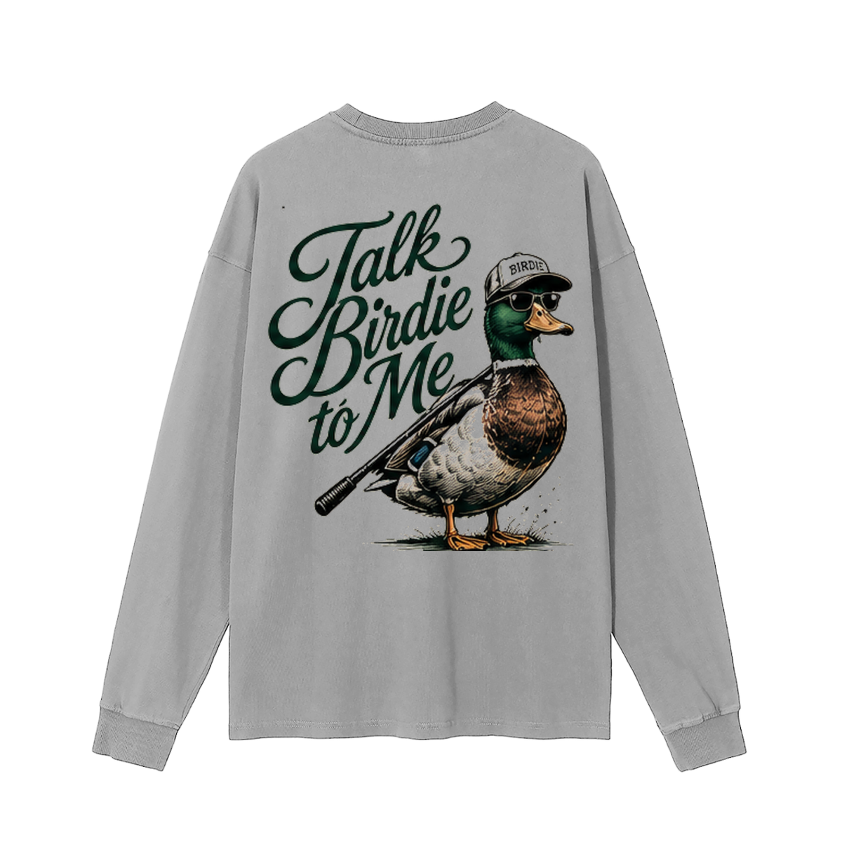 Talk Birdie to Me Vintage Washed Long Sleeve T-Shirt
