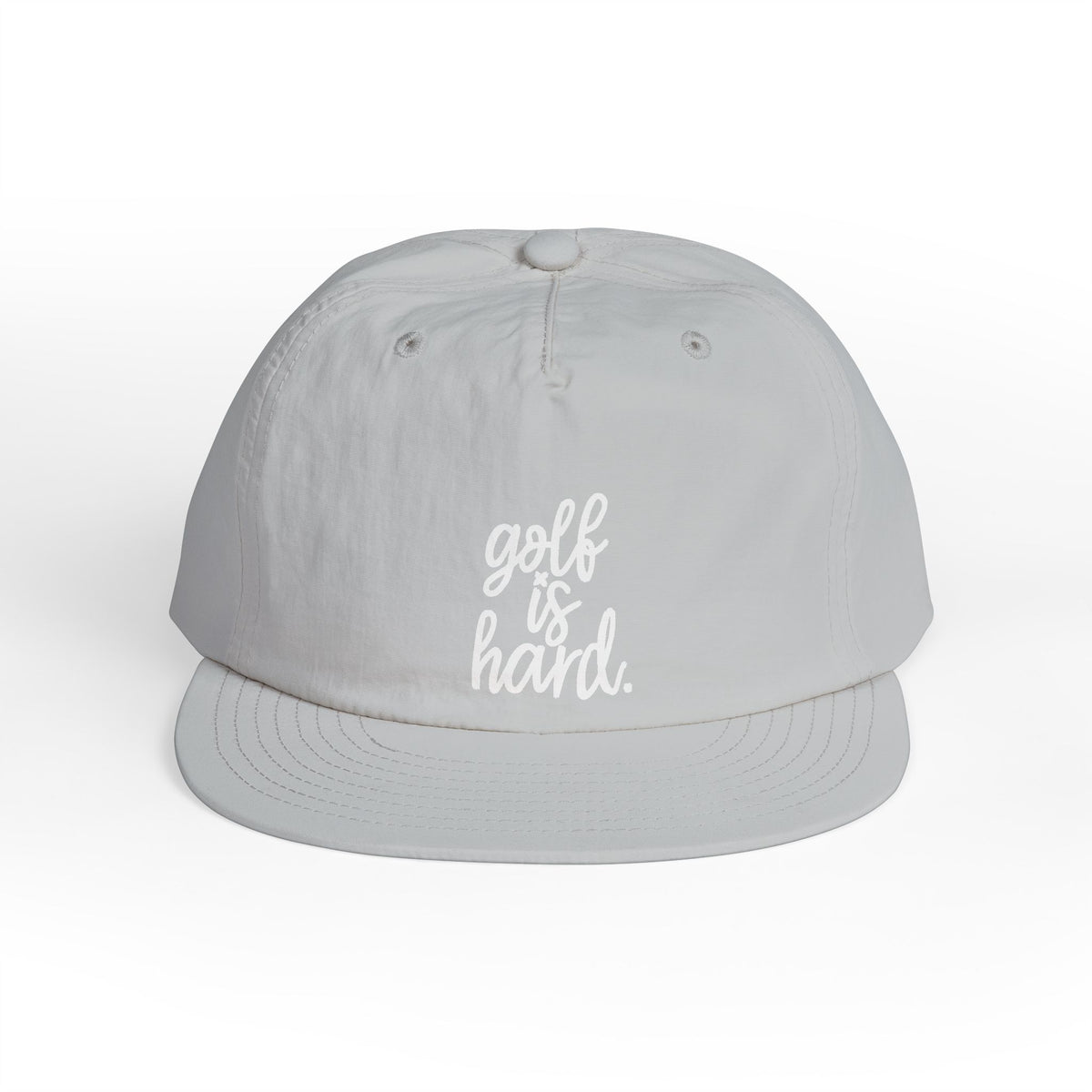 golf is hard. Nylon Snapback